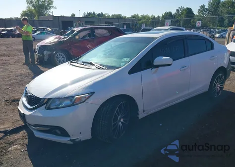 2014 Honda Civic Ex-L from USA, damaged, VIN 19XFB2F94EE263788